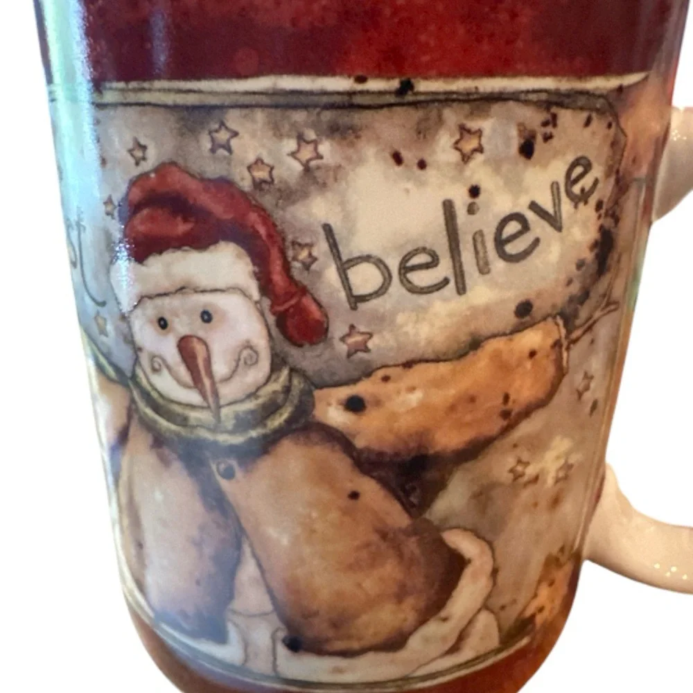 Snowman Named Just Bob Mug by Karen Hillard Crouch for Lang & Wise 2001